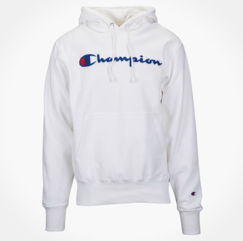 Champion Chainstitch Pullover Hoodie (White) - DistriSneaks