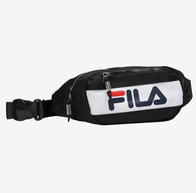 Fila Bum Bag (Black with White Red Logo) - DistriSneaks
