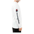 Champion Long Sleeve with Side Wordings (White) - DistriSneaks