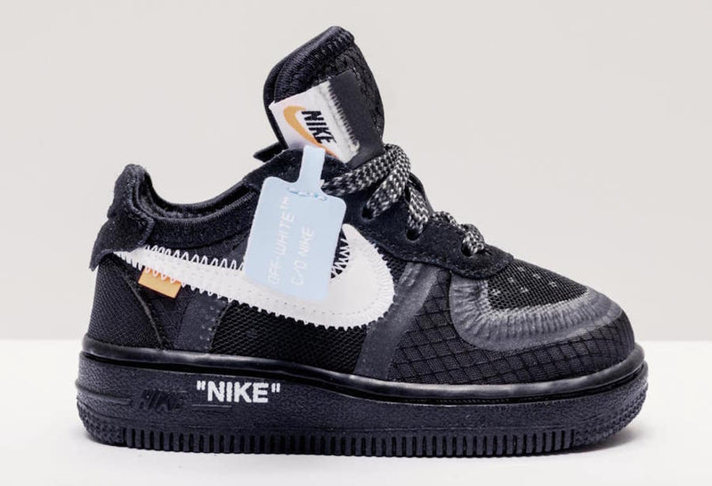 Nike x Off White Air Force 1 Black (Toddler) - DistriSneaks