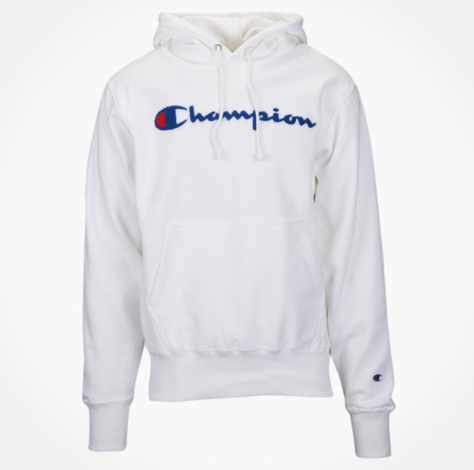 Champion Chainstitch Pullover Hoodie (White) - DistriSneaks